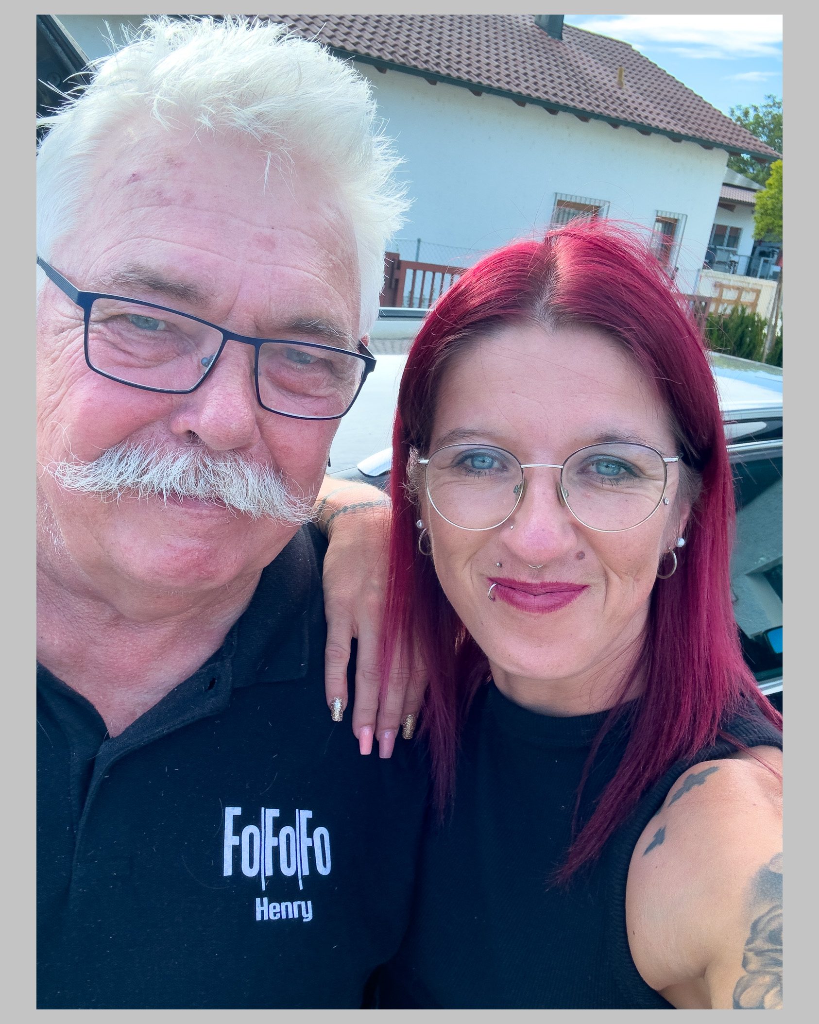 Henry und Michi nach dem Shooting